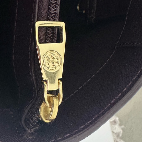 Tory Burch York Buckle Tote in Purple Iris - Picture 9 of 16